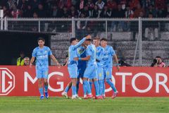 Fotografia 11 del partido Palestino vs Santiago City en La Cisterna.