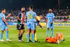 Fotografia 39 del partido Palestino vs Santiago City en La Cisterna.